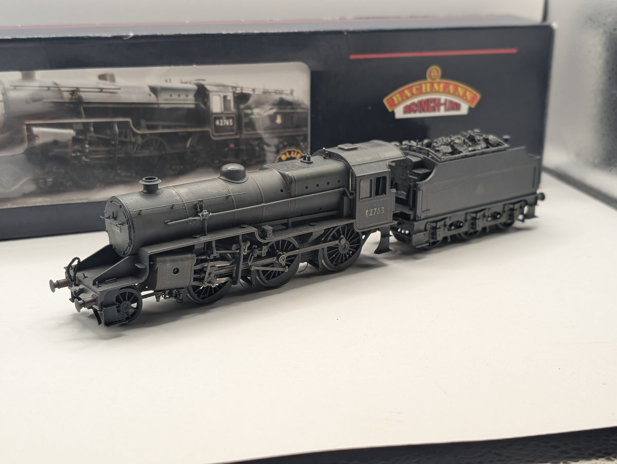 Bachmann 32-179 Crab 42763 BR Lined Black Early Emblem Weathered OO Gauge Boxed