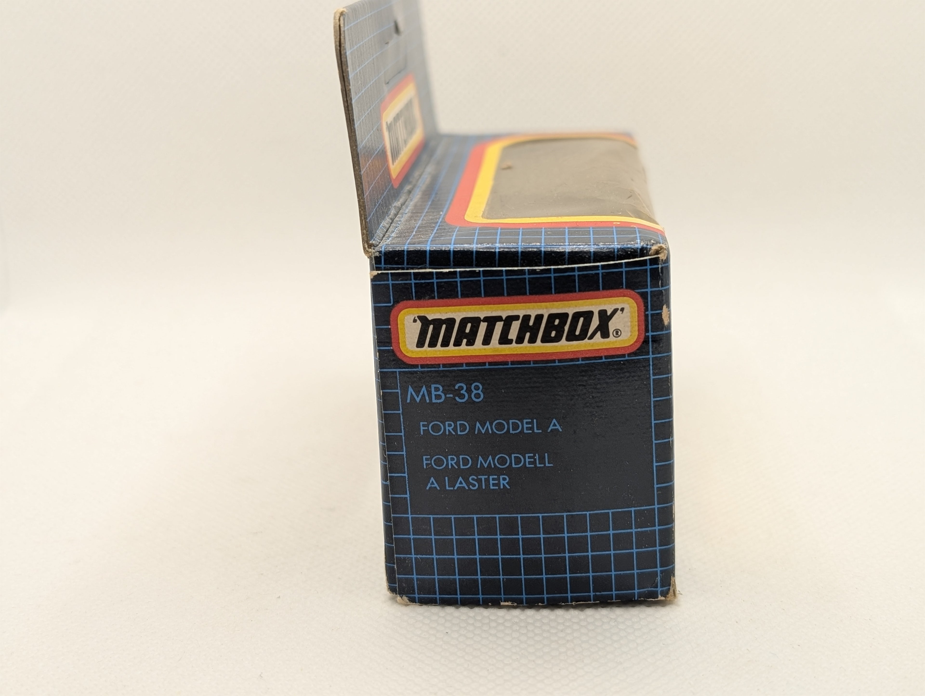 Matchbox MB-38 Ford Model A Van - "The Cheeses of England and Wales" Dark Blue & Gold (New in Original Box)
