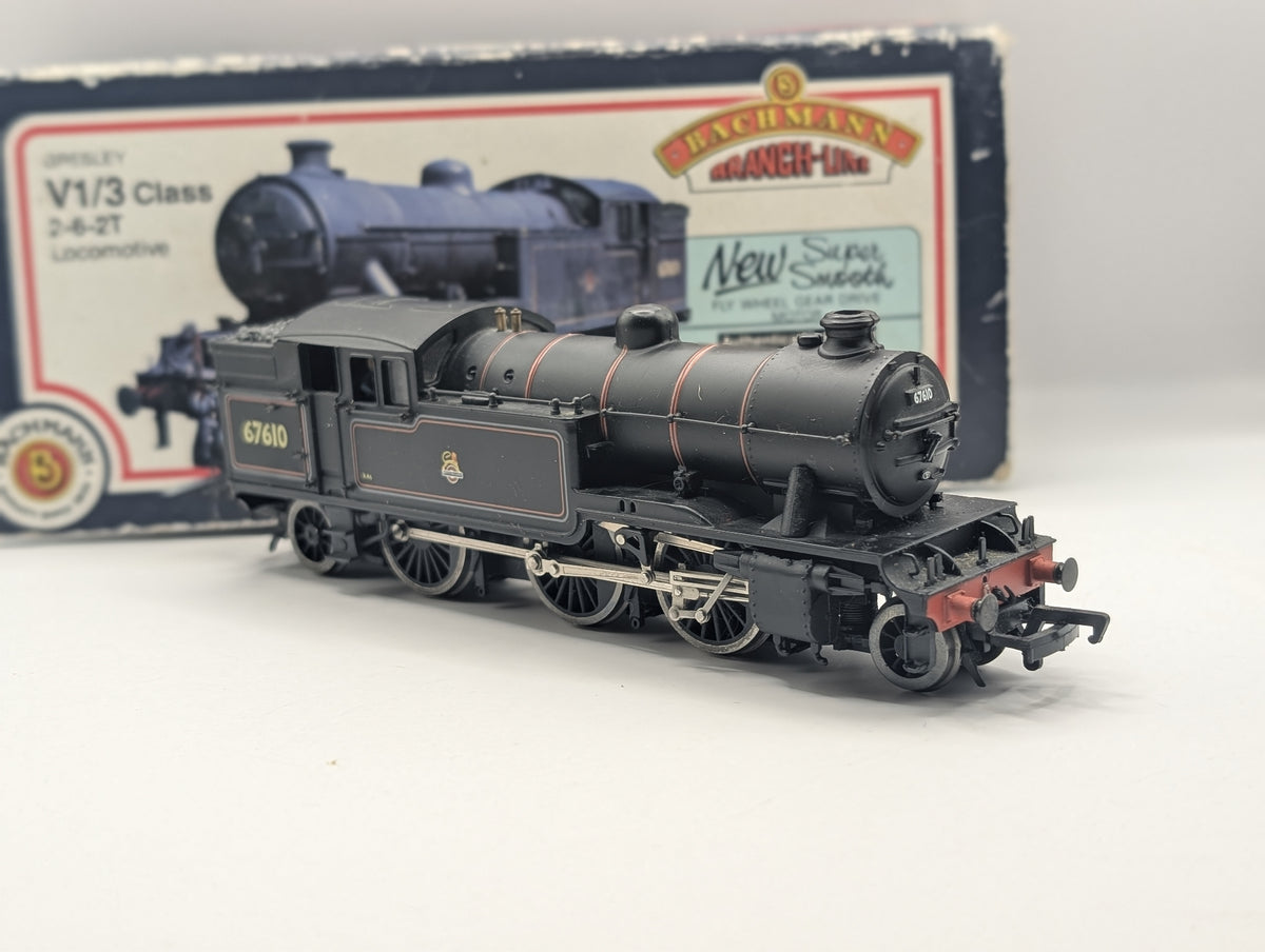 Bachmann 31-605 V3 Tank 67610 BR Black Early Crest OO Gauge Boxed