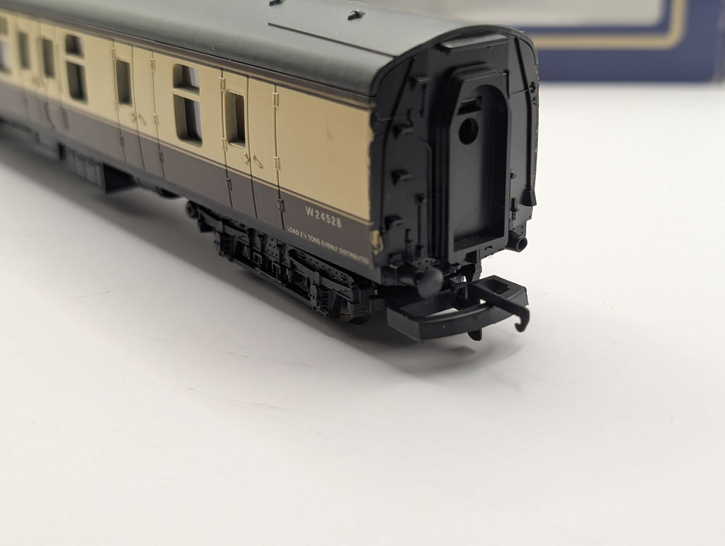 Lima OO Gauge BR Mk1 Brake Coach – Western Region Chocolate & Cream Livery – Excellent Boxed Condition (Missing One Buffer)