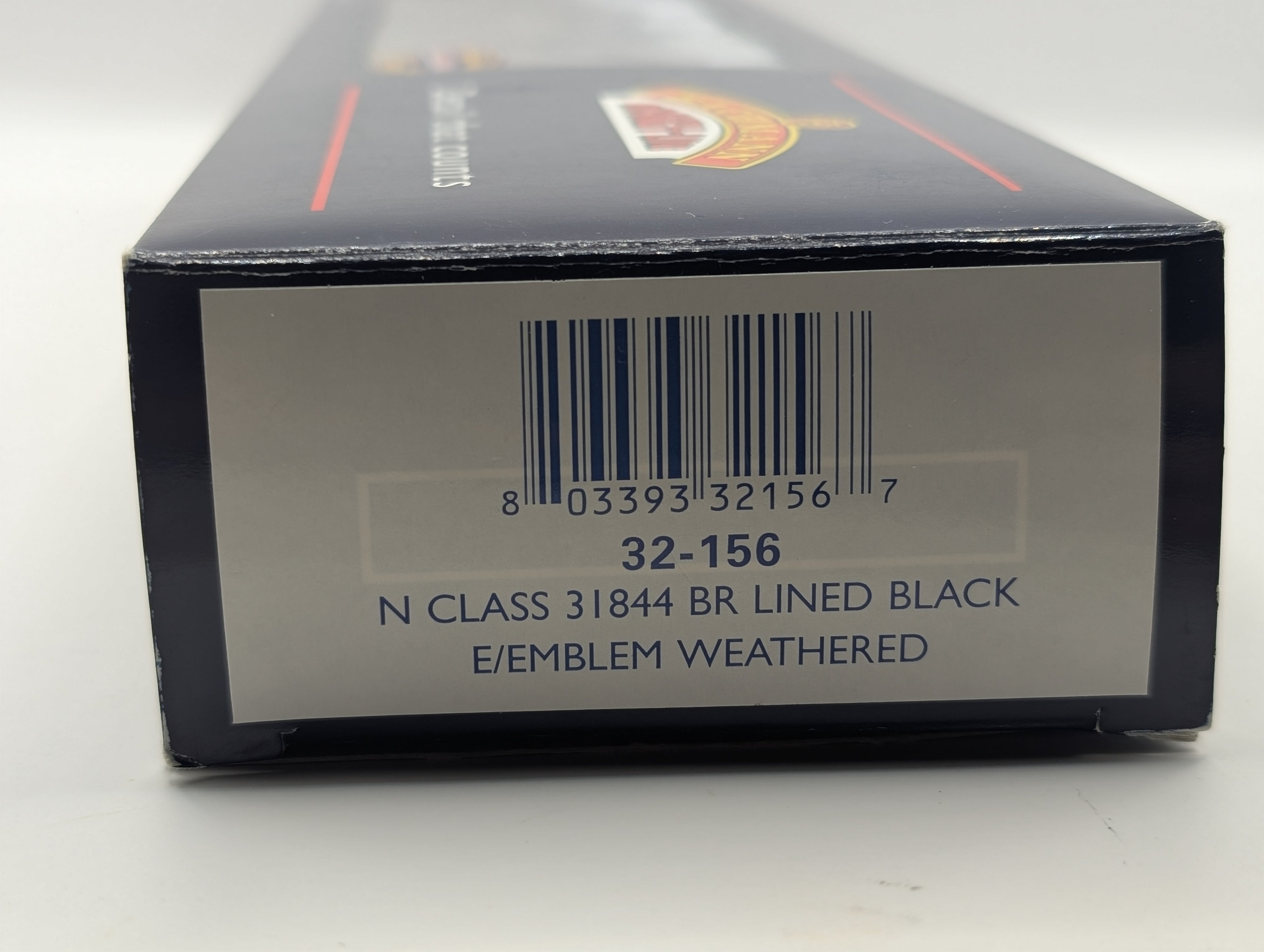 Pre-owned Bachmann Branchline 32-156 N Class 2-6-0 Locomotive - 31844 in BR Lined Black (Early Emblem, Factory Weathered, OO Scale)