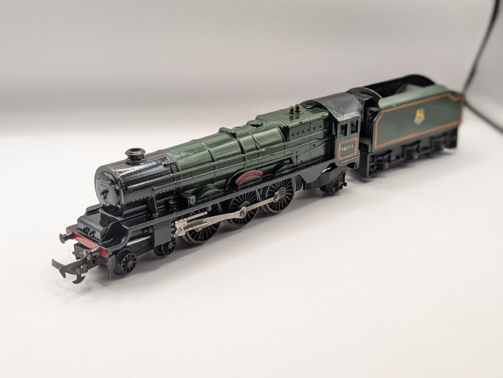 Tri-ang OO Gauge R53 / R31 BR Green 4-6-2 "Princess Elizabeth" Loco & Tender No. 46201 – Pre-owned, Runs (Needs Service, Unboxed)