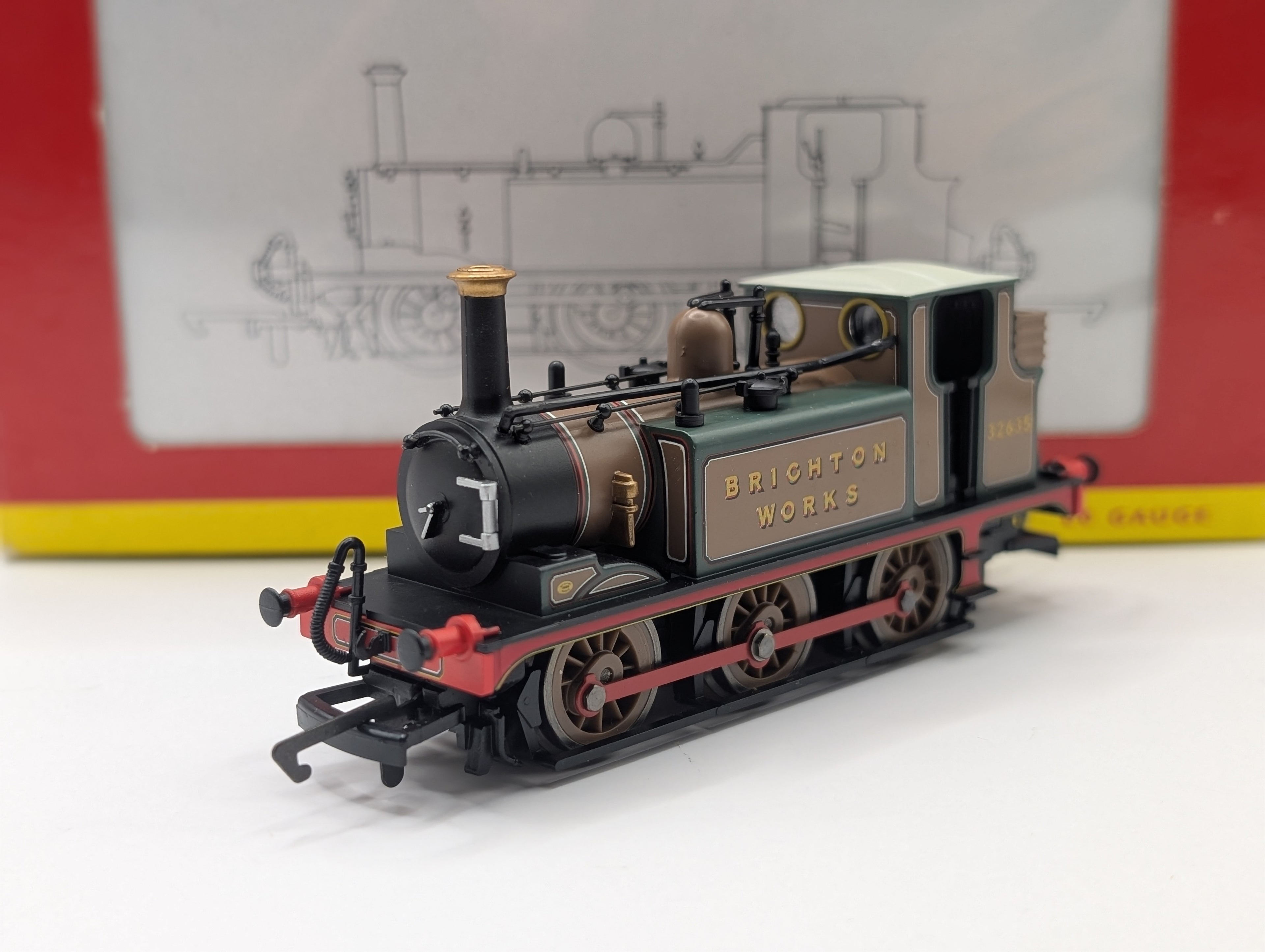 Hornby R2406 OO Gauge LBSC Terrier 0-6-0T 'Brighton Works' 32635 - Boxed
