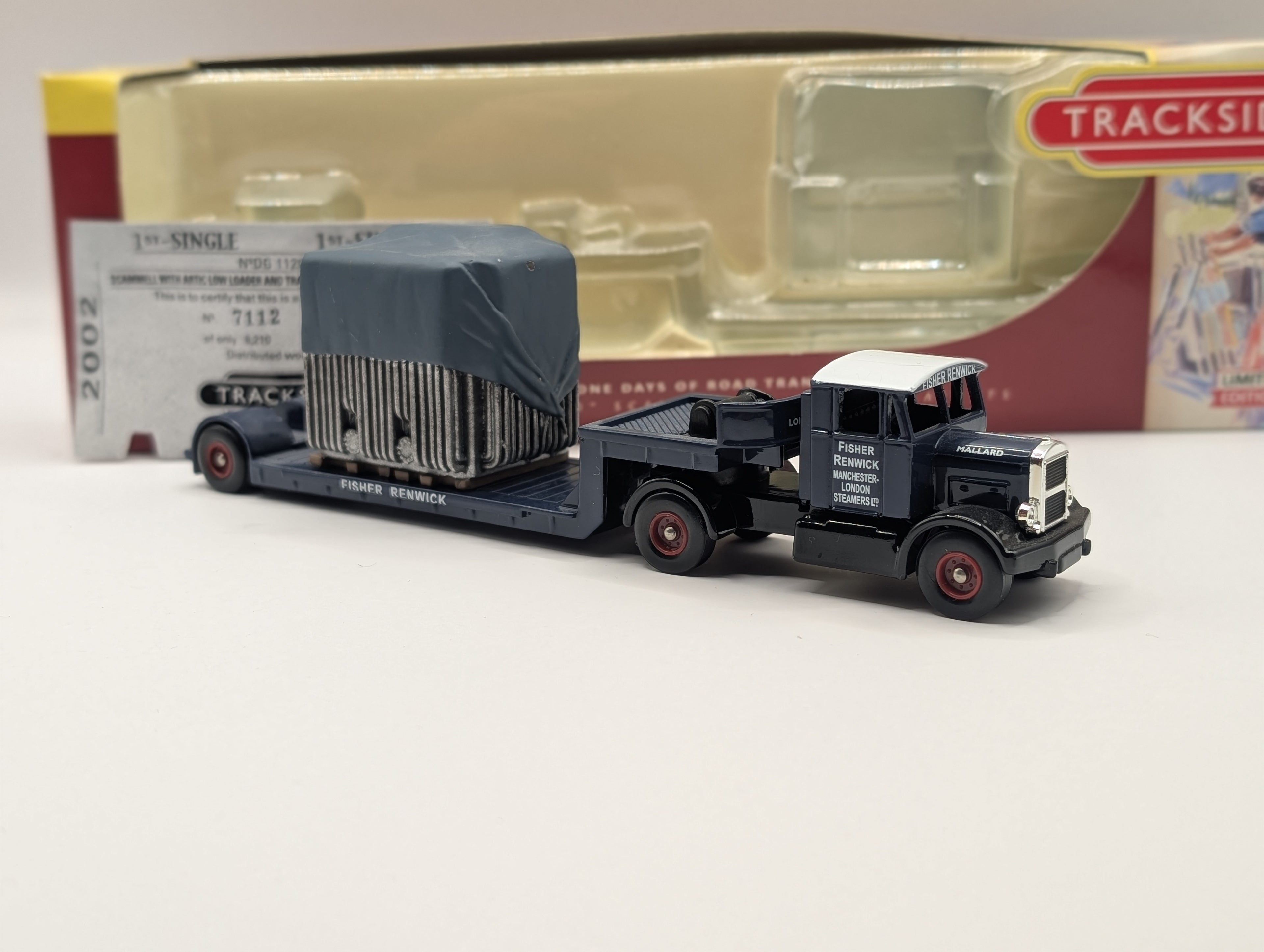 Lledo Trackside DG112007 Scammell Artic Low Loader & Transformer - Fisher Renwick