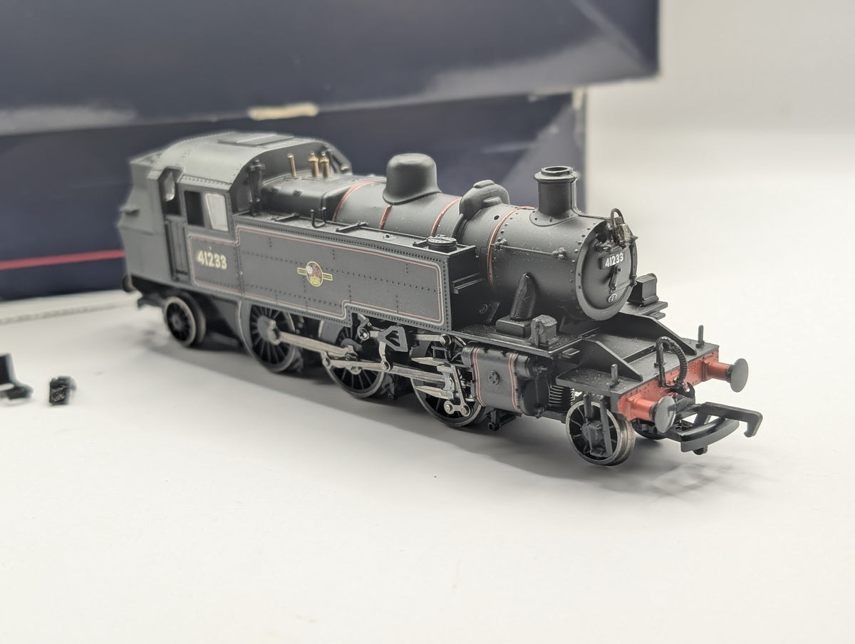 Bachmann 31-452B OO Gauge Ivatt Class 2MT 2-6-2 Tank 41233 BR Black Late Crest - Pre-owned Boxed