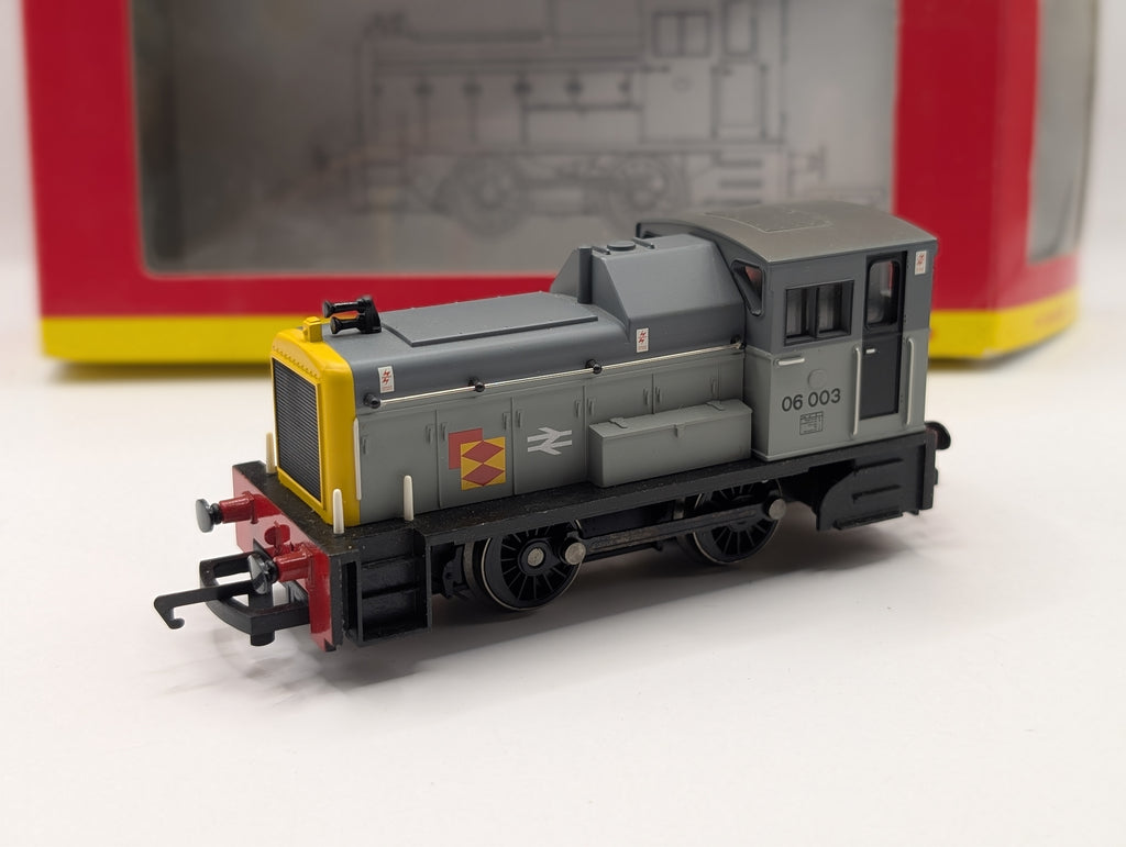 Hornby R2184 BR Class 06 0-4-0 Diesel Shunter "06003" Railfreight Grey (Boxed, Good/Runs OK)