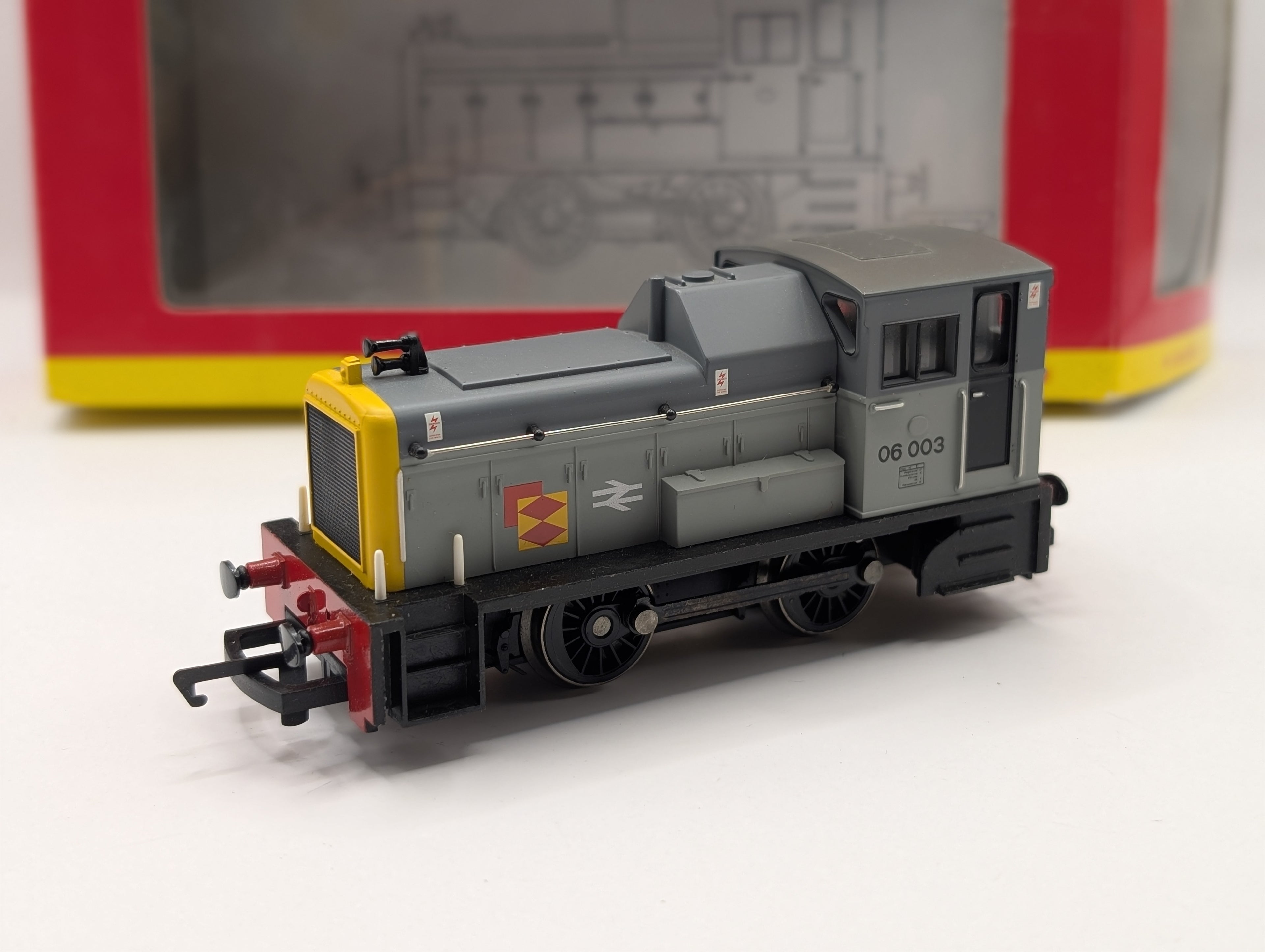 Hornby R2184 BR Class 06 0-4-0 Diesel Shunter "06003" Railfreight Grey (Boxed, Good/Runs OK)