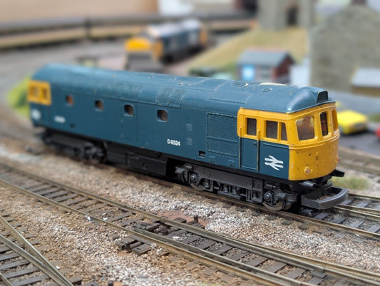 Pre-owned Spares/repair Lima L205114a Class 33 Diesel D6524 in BR Blue