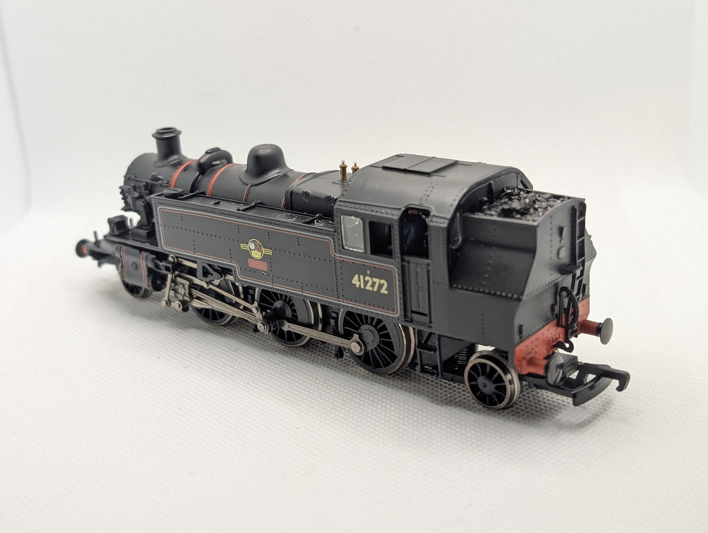 Bachmann Branchline 31-450A Ivatt Class 2MT Tank 41272 BR Lined Black Late Crest - Push/Pull Fitted (OO Gauge)