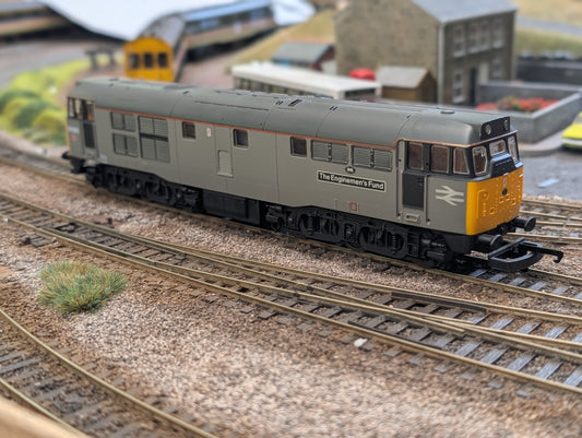 Pre-owned Lima L205094a Class 31 31568 in Departmental grey "The Enginemans Fund" unboxed, OO gauge