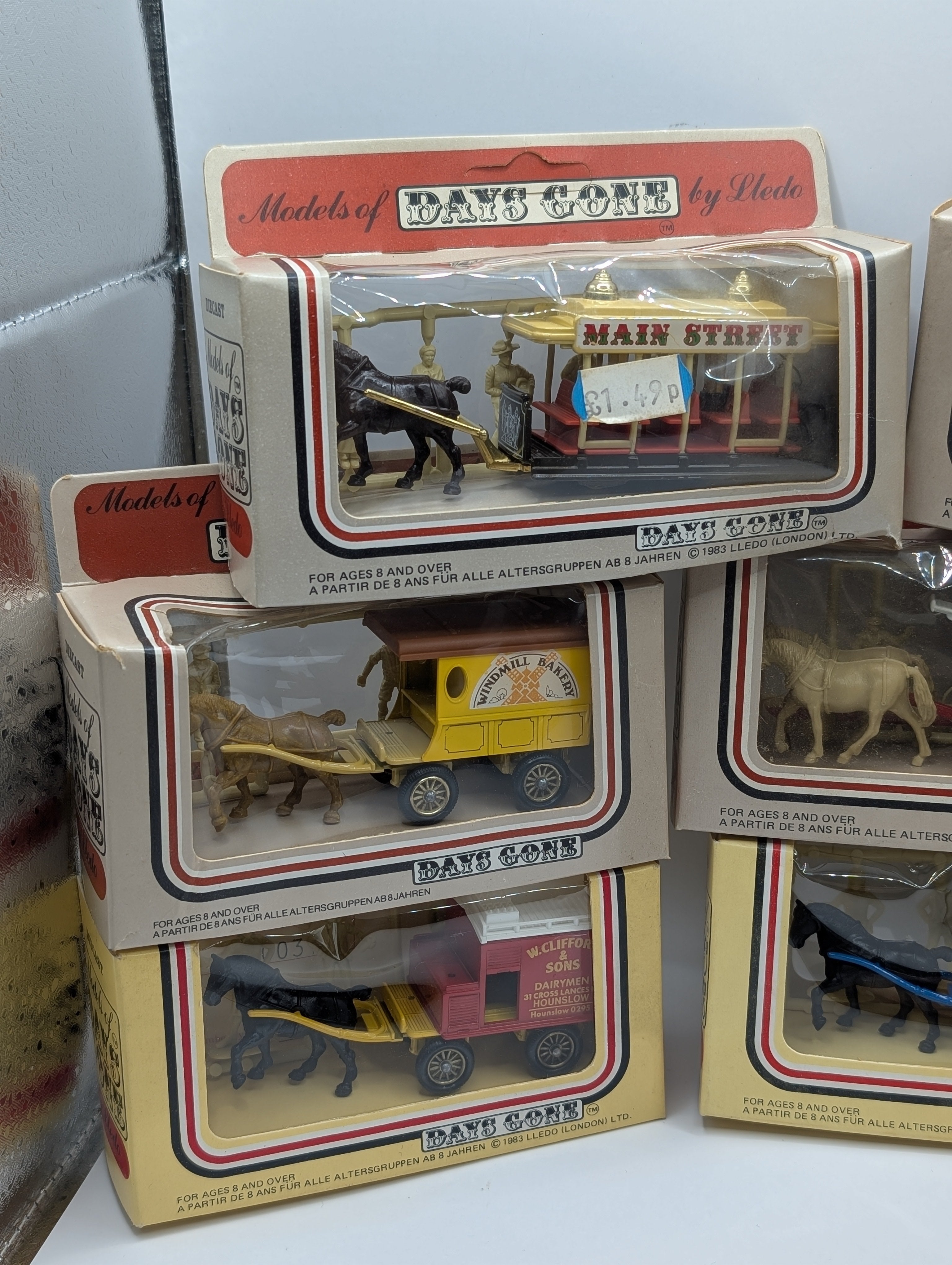 Job Lot of 8 Lledo Days Gone Horse-Drawn Models – Pre-owned & Boxed