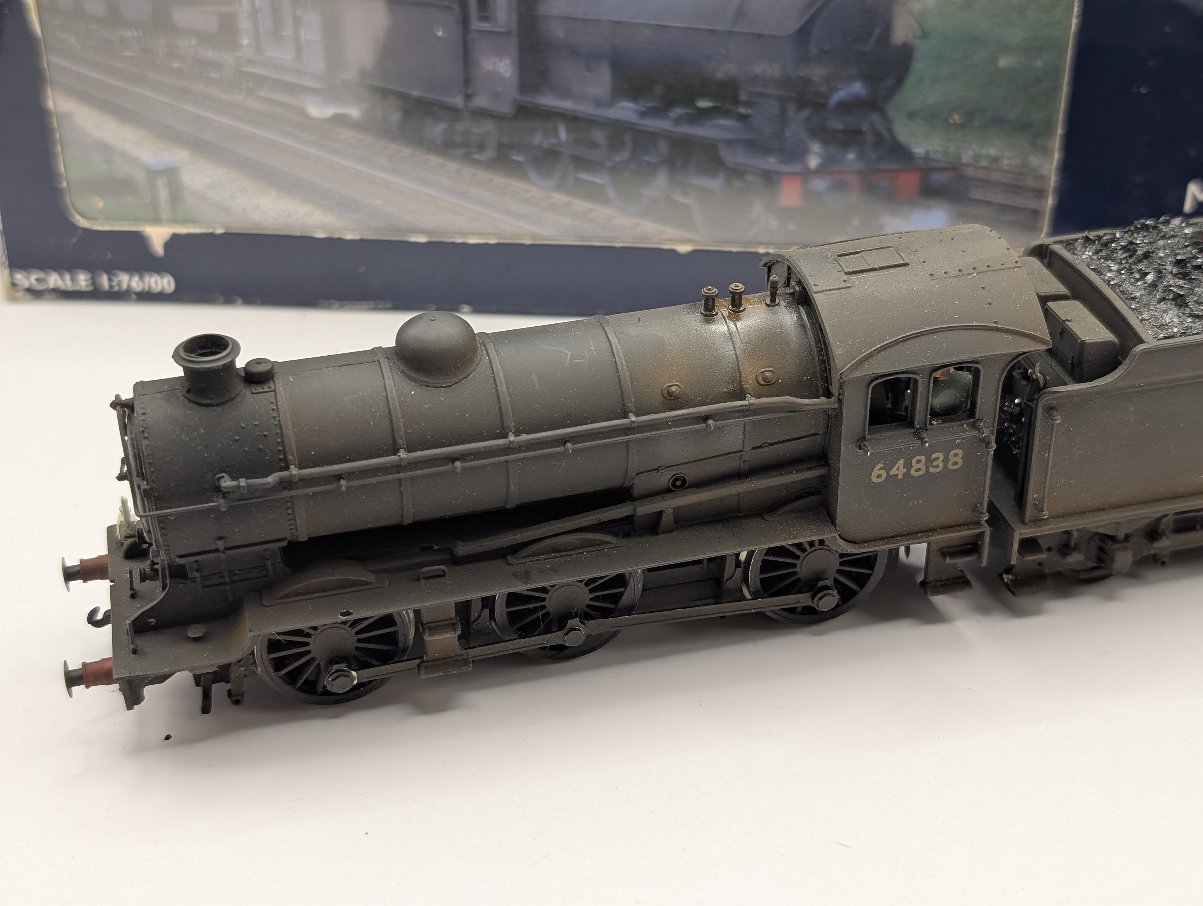 Bachmann OO Gauge 31-865 Class J39 0-6-0 No. 64838 BR Black Late Crest (Weathered) – Boxed, Tested Runner
