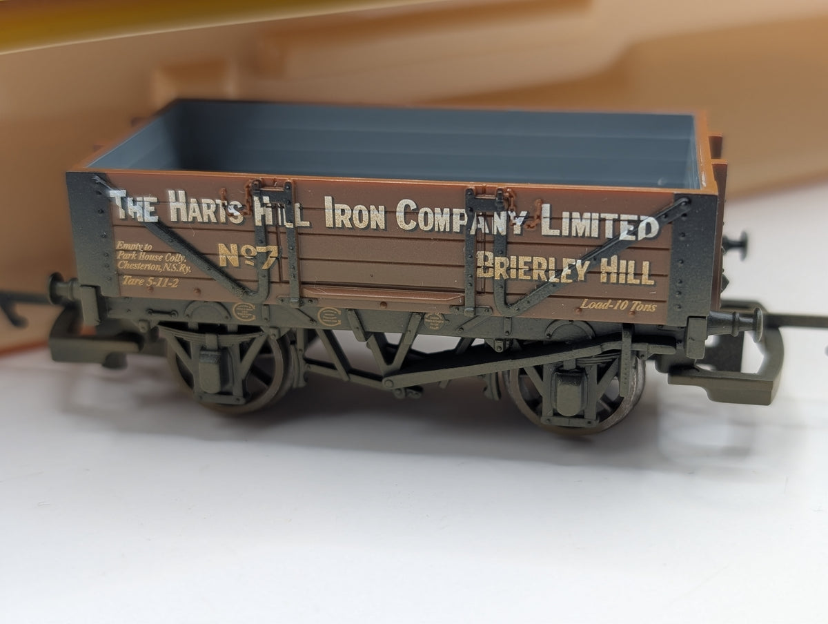 Hornby R6233 4-Plank Open Wagon – 'The Harts Hill Iron Company Ltd' (Factory Weathered)