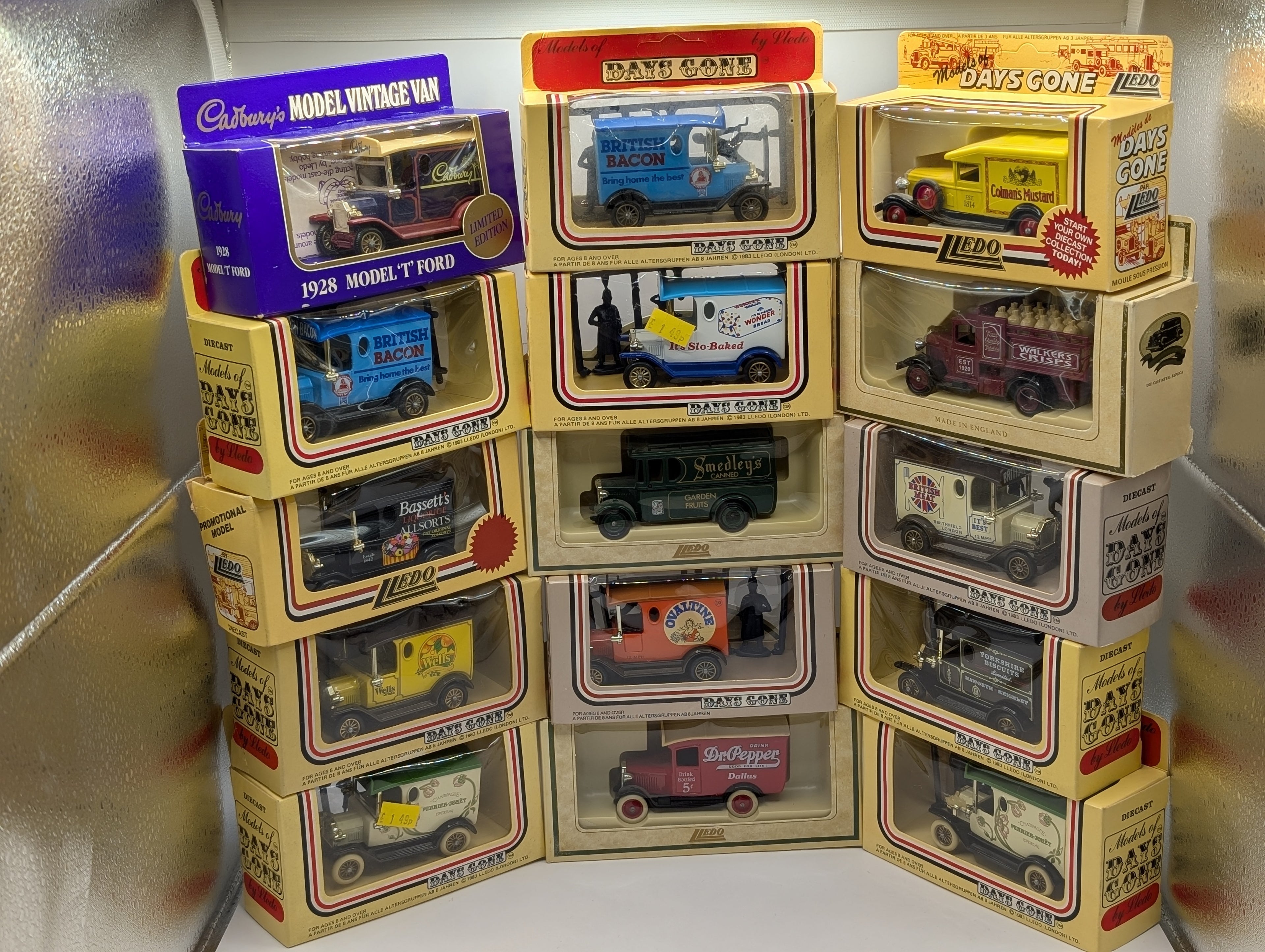 Job Lot of 15 Lledo Days Gone Models – Food & Drink Advertising – Boxed